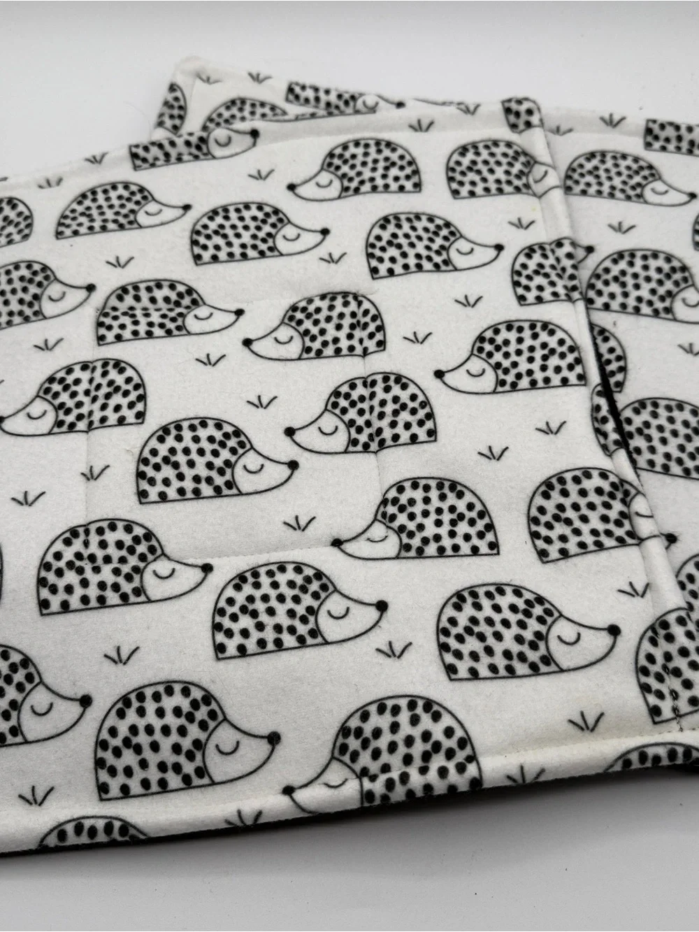 Guinea Pig P Piddle Pads Reversible Fleece 12” Pair Lot 2 Hedghog